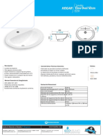 Ficha Tecnica Lavamano Elea FV E231