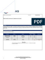 PROJETO CAUQ #0042.2.2019 FAIXA C DNIT - PED. GUARICANA (CAP 50.70) Material Usado em São José e Araucária