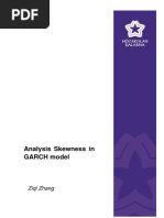 Analysis Skewness in GARCH Model