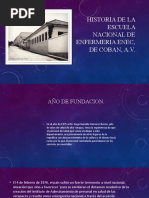 Historia de La Escuela Nacional de Enfermeria Enec