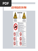 7-1 - Risques en IRM