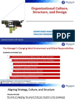 Sesi 6. Organizational Culture, Structure, and Design