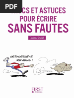 Petit Livre de Trucs Et Astuces Pour Écrire Sans Faute (Julien Soulié)