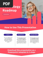 Violet and Red Geometrical Technology Roadmap Presentation