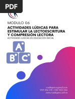 Modulo 06 - Actividades Ludicas en Educacion Inicial