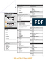 2022 Larimer County General Election Sample Ballot