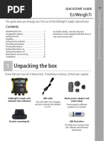 EziWeigh7i Quickstart Guide (En, PT, ES, FR, De)