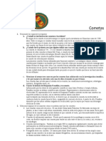 Cometas Especialidad Desarrollada