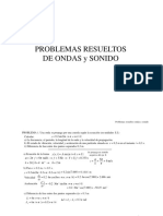 Problemas Resueltos de Ondas Y Sonido