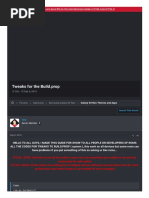 Tweaks For The Build - Prop - XDA Forums225304