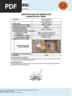 Certificado Pozo Tierra