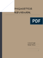 Linguistics Reviewer