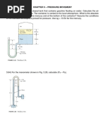 Problem Set 1 Fluid Mechanics