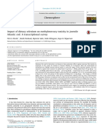 Impact of Dietary Selenium On Methylmercury Toxicity in Juvenile Atlantic Cod - A Transcriptional Survey