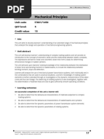 UNIT 4 Mechanical Principles