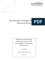 Methods of Calculating Helicopter Power, Fuel Consumption and Mission Performance