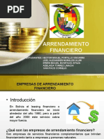 GRUPO 1 E° de Arrendamiento Financiero