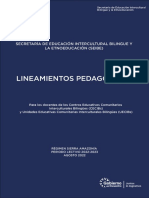 Lineamientos Pedagógicos Régimen Sierra - Amazonia 2022-2023 Final