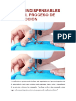 Pasos Indispensables para El Proceso de Confección