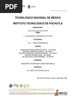 Tabla Comparativa de Sistema Gestor de Base de Datos (SGBD) .