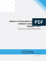 Status of Innovative Small and Medium Sized Reactor Designs 2005