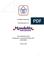 FINAL REPORT INTERNSHIP - PT Mondelez Indonesia