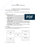 Unit 1 - Basic Structure of Computers - Functional Units