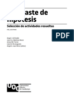 Contraste de Hipótesis. Selección de Actividades Resueltas