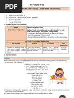 La Piramide Alimenticia... Una Dieta Balanceada