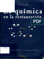 La Quimica en La Restauración