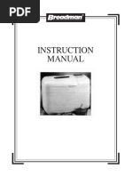 Breadman Plus tr845 Manual de Instrucciones