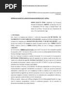 Rectificacion de Partida Isidro Hancco