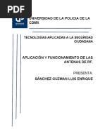 Aplicación y Funcionamiento de Las Antenas de RF