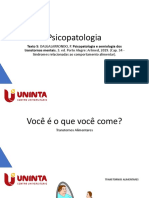 Texto - 5 - Slides - Psicopatologia - Síndromes Relacionadas Ao Comportamento Alimentar