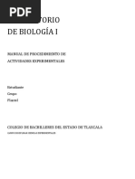 Propuesta Prácticas Biología I