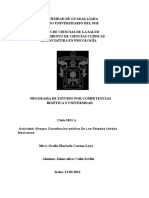 Ensayo Constitucion Politica de Los Estados Unidos Mexicanos