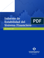 Informe de Estabilidad Del Sistema Financiero Noviembre 2021 - EF