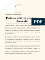 Partidos Políticos y Sistemas Electorales. Luna Martínez Carlos Rodrigo.