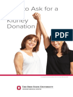 Living Donor Advocacy Brochure