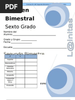 6to Grado - Bimestre 2