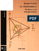 Jacques Lacan, Seminario 6, El Deseo y Su Interpretación, 1958-1959.RRP