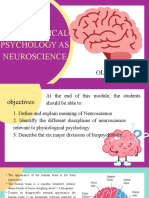 Module 2-Physiological Psychology As Neuroscience