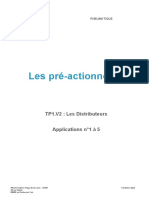 PNEU - Les Pré-Actionneurs - Les Distributeurs - TP1.V2 (AP 1 À 5) - Nv4