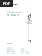 SC 20A-HP: Instruction Manual