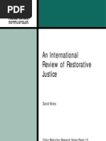 Restorative Justice by David Miers