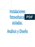 Calculo Instalación Fotovoltaica