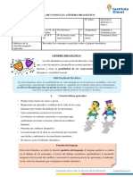 Cuarto. Lenguaje. Tarea 1. Guía de Apoyo 1. Género Dramático