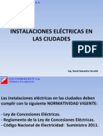 Inst. Electr. en Las Ciudades Ing. D. Saavedra Enosa