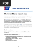 Bowel Incontinence