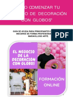 Cómo Comenzar Tu Negocio de Decoración Con Globos.